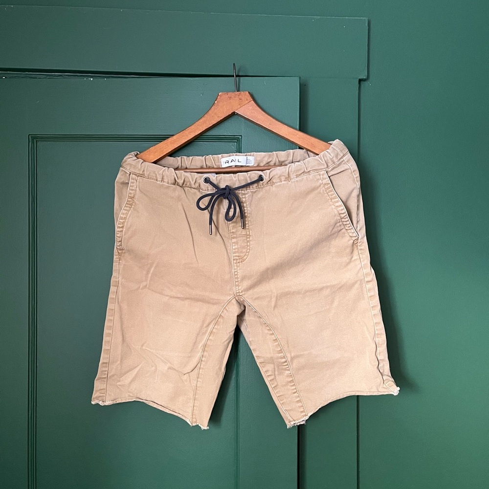 The Rail by Nordstrom Tan Shorts. Medium, draw string.